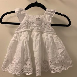 White baby dress